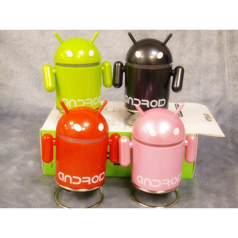 粉色特惠專區-Android 安卓小綠人公仔喇叭可接手機 電腦 【希望種子購物網】