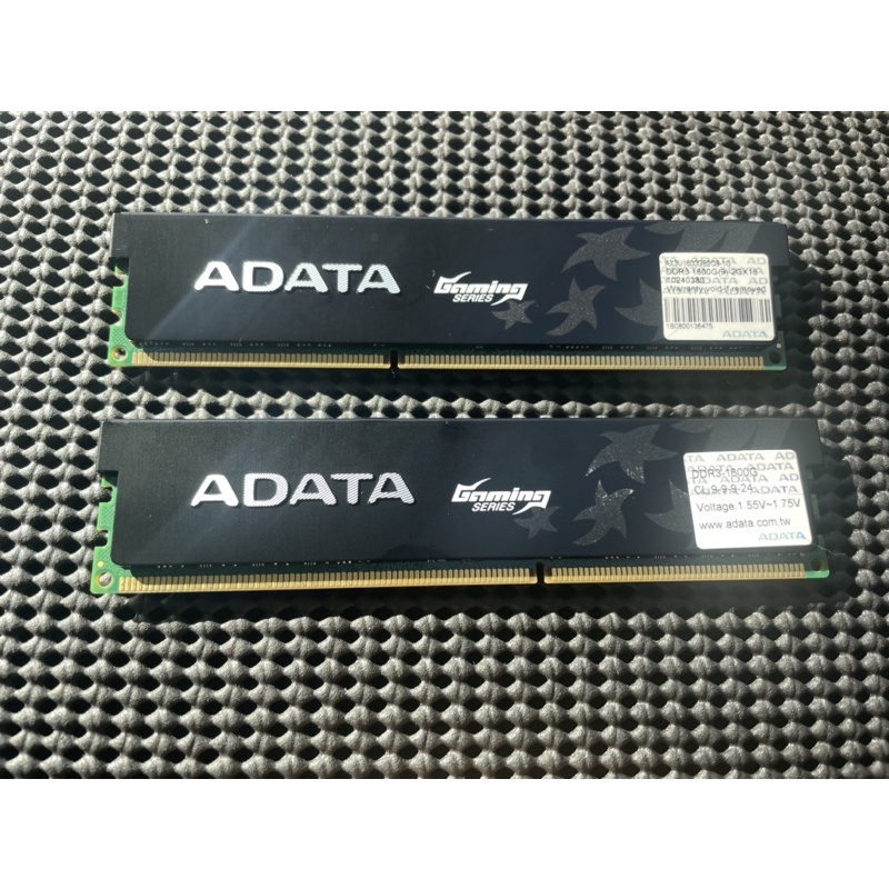 桌上型電腦記憶體 Adata DDR3 2GB 雙面