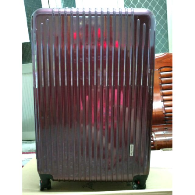 【AMERICA TIGER】PC+ABS鏡面大型行李箱(金屬紅29吋)