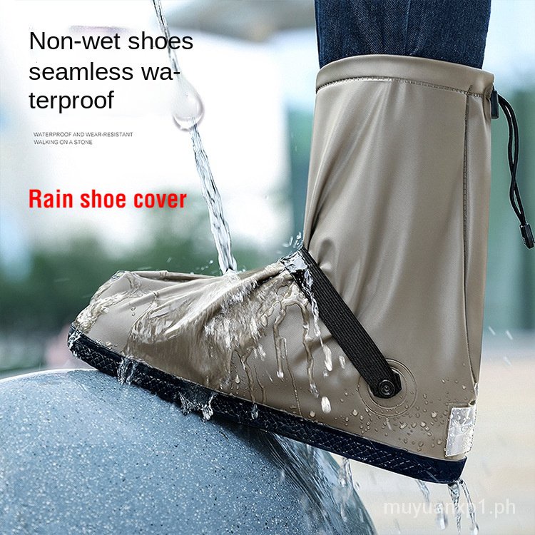 雨鞋pvc高筒防水防滑防雨矽膠鞋套戶外旅遊鞋套雨鞋包防水鞋套