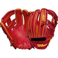 【一軍棒球專賣店】WILSON A2K 棒球手套 紅/黃 工字 WBW100234115 (18500)