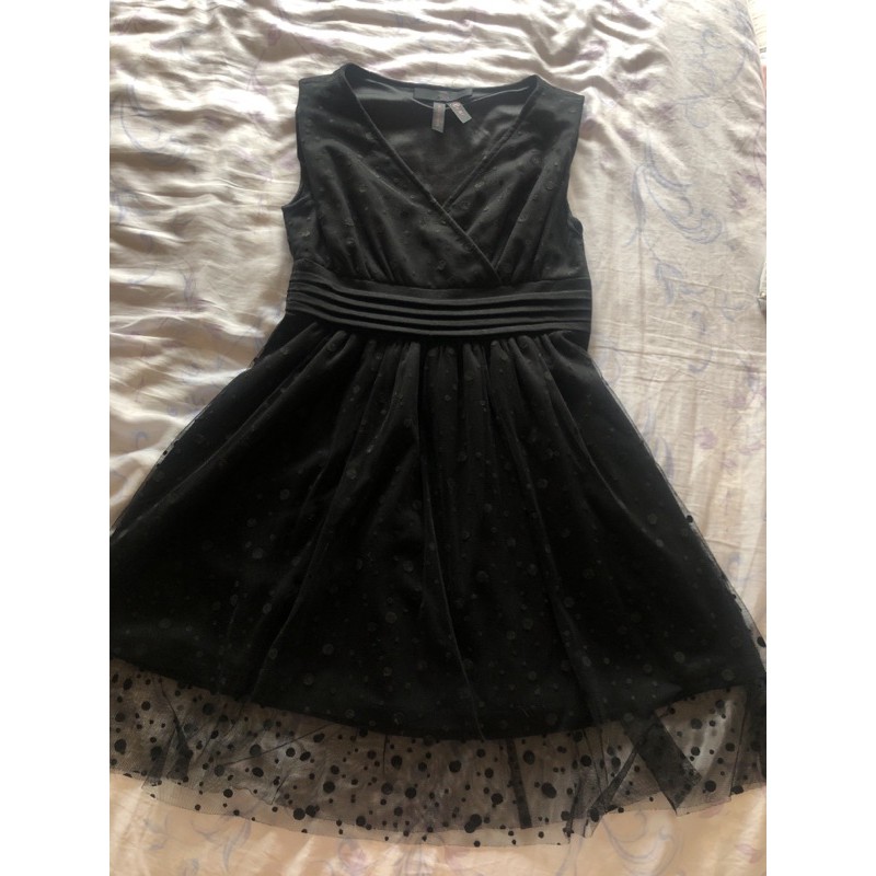 特價👍🏻bread n butter 黑色無袖紗裙氣質小洋裝