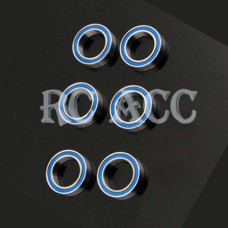 Rc AXA1230 金屬軸承 10*15*4mm 6Pcs 適用於 AXIAL SCX10 1:10 RC 汽車備件
