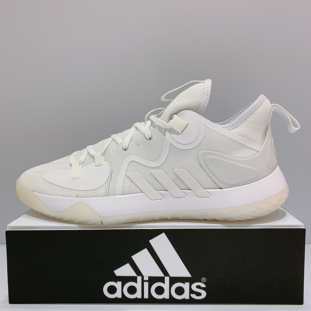 adidas Harden Stepback 2 男女款白色舒適透氣緩震運動籃球鞋FZ1385 | 蝦皮購物