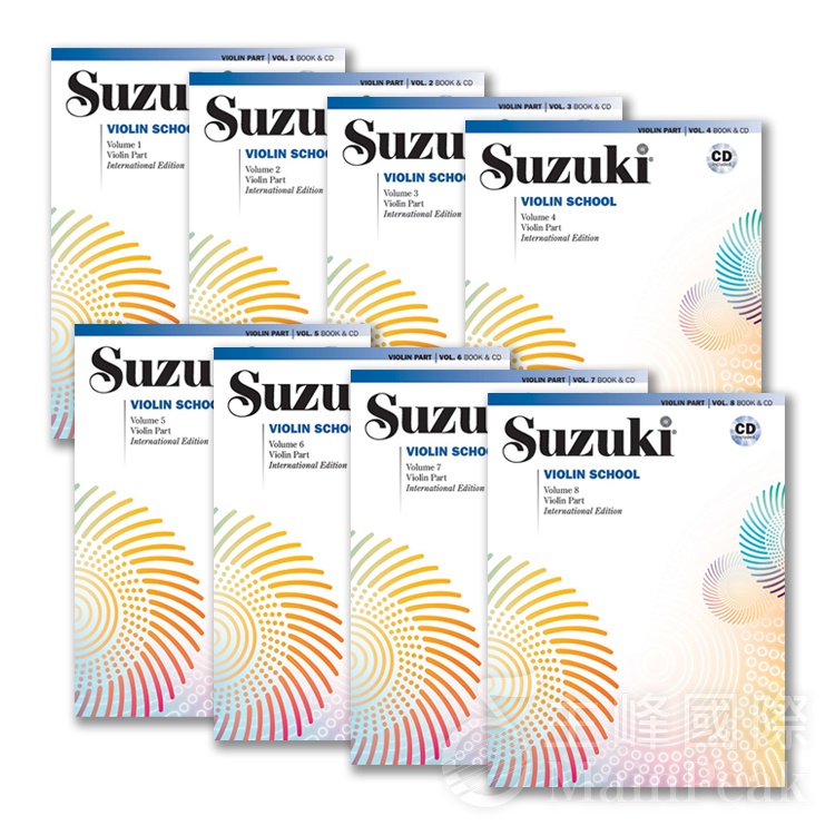 【附CD】鈴木小提琴教本 第1~8冊 Suzuki Violin School Vol.1 亞洲版 小提琴教材