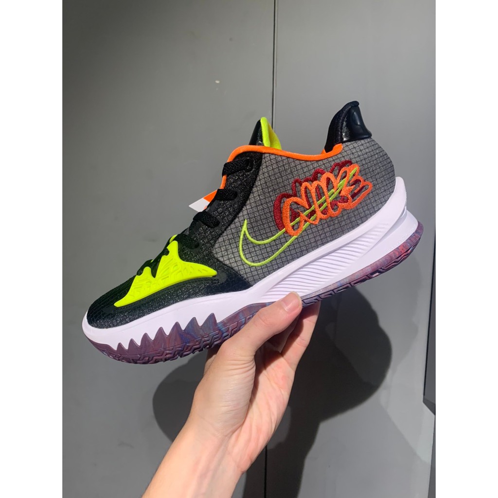 NIKE KYRIE LOW 4 EP 籃球鞋 男 運動鞋 運動鞋 緩震 包覆 黑灰 穿搭 CZ0105-002