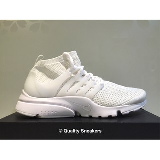 Quality Sneakers - Nike Air Presto Flyknit Ultra 全白 編織 魚骨