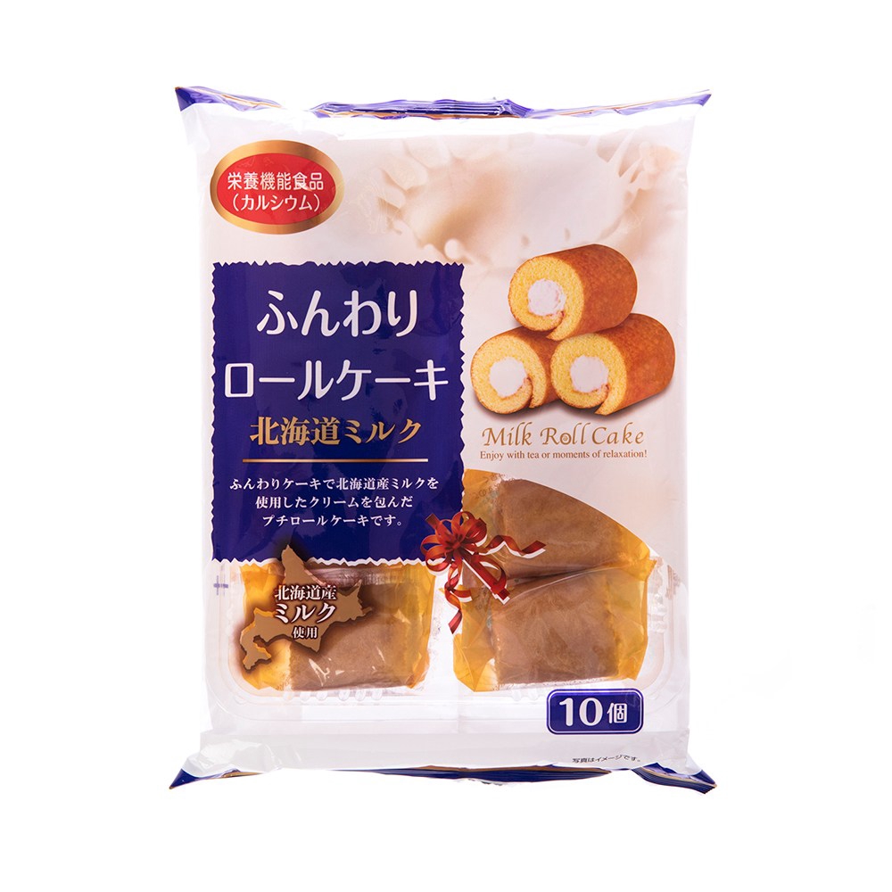 日本山內製果牛奶風味蛋糕捲160g