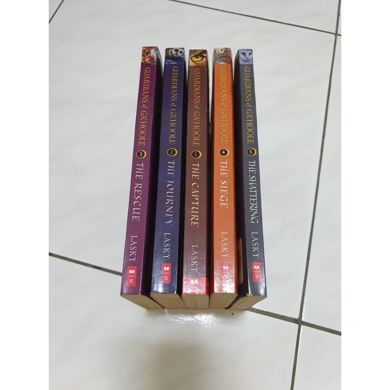 英文學習 5本 英文原文小說英文原文小說貓頭鷹守護神 Guardians Of Ga Hoole 蝦皮購物