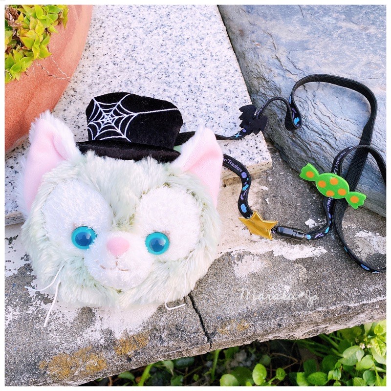 東京迪士尼園區 萬聖節限定 Duffy 達菲熊 畫家貓 傑拉托尼 雪莉玫 史黛拉 大頭包 側背包 包包 蝙蝠吸血鬼 幽靈