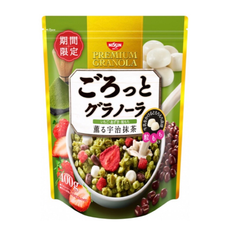 日清 宇治抹茶麥片(抹茶)400g~大包裝