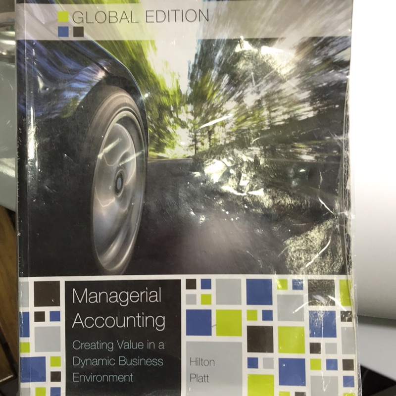 Managerial accounting Hilton platt 管理會計 10th edition