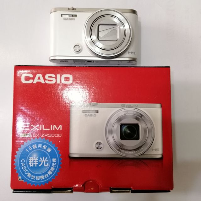 CASIO Exilim HS EX-ZR5000白色二手少用照相機