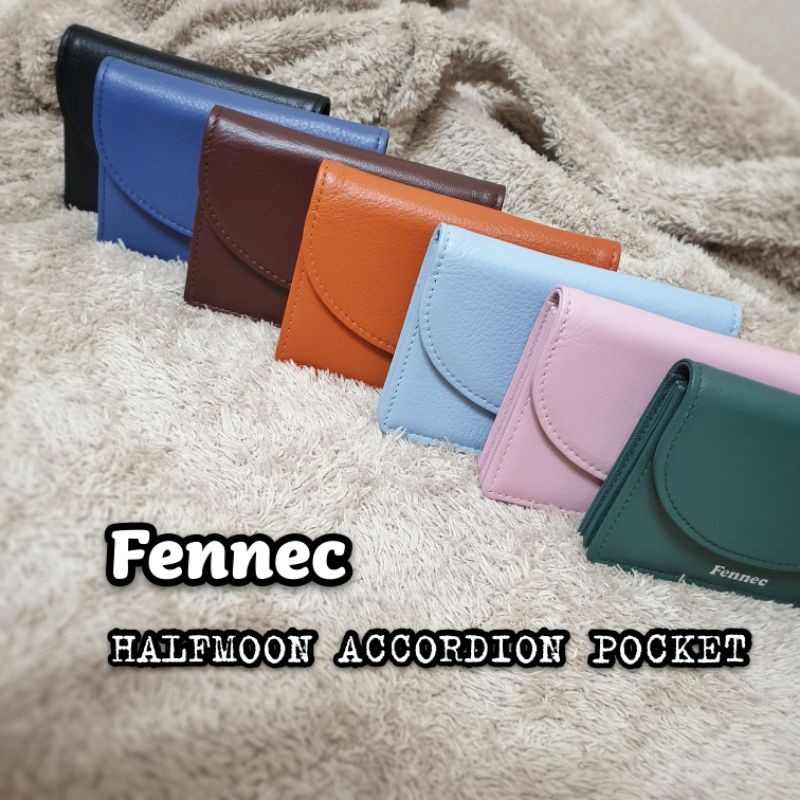 🌈Alpaca|韓國fennec正品 HALFMOON ACCORDION POCKET 卡夾包 卡片包 半月包 9色