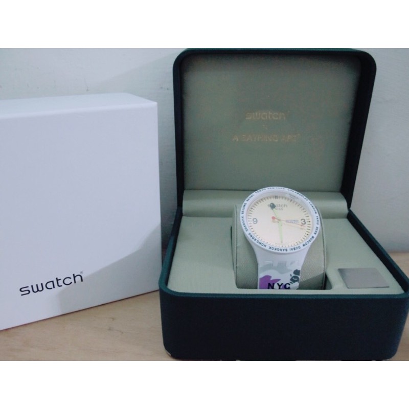 A BATHING APE® x Swatch  Bape 聯名New york手錶 全新