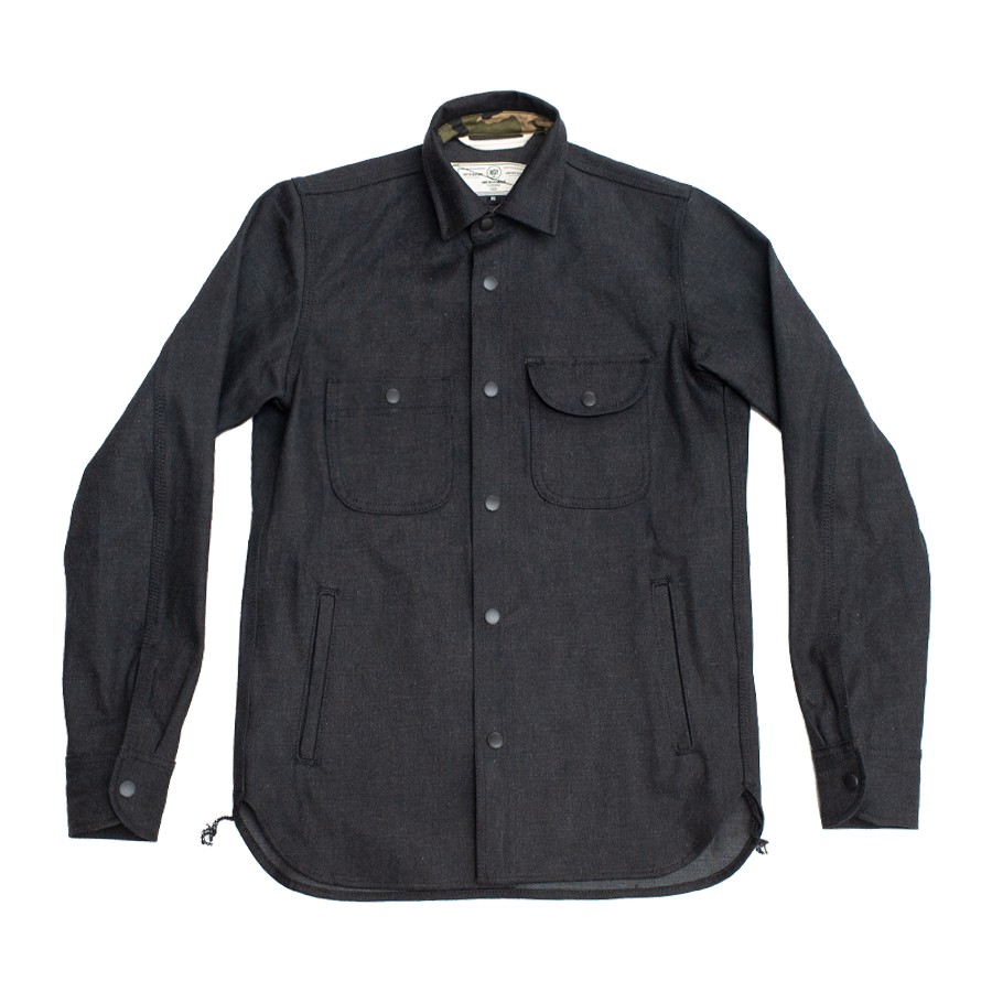 RGT Rogue Territory Service Shirt - 15oz Stealth Selvedge-M