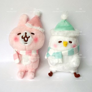 卡娜赫拉 聖誕節系列 娃娃 圍巾 兔兔 P助 日本 限定 卡娜赫拉的小動物 玩偶 填充玩具 KANAHEI