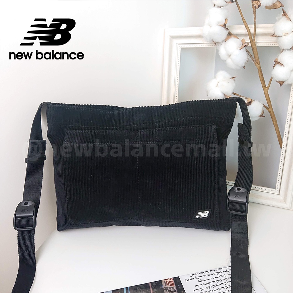 【New Balance】 NB 韓國版斜背包_中性_黑色_BGCBAF606BK