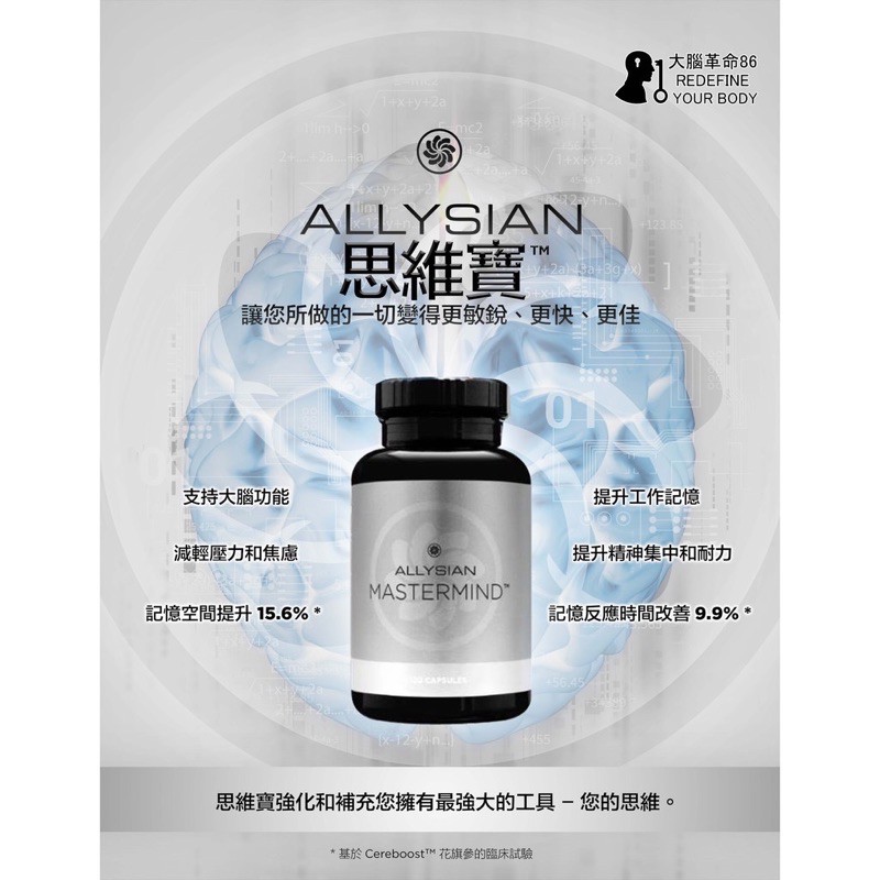 台灣24H發貨］代購加拿大愛力思巧思膠囊Allysian 思維寶大腦健康保健憂鬱過動ADHD | 蝦皮購物