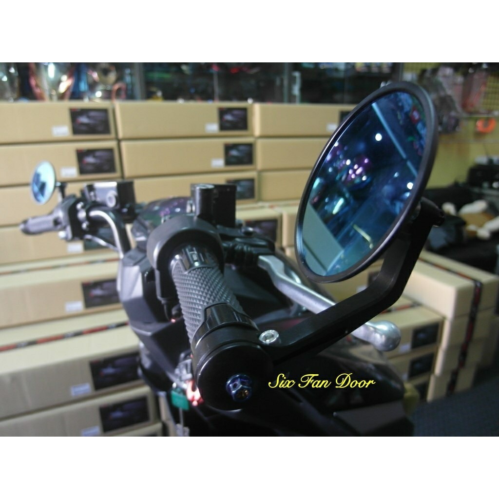『六扇門』75 C款 鋁合金 握把塞 握把後照鏡 復古鏡 BWSR 四代三代 勁戰 FORCE SMAX ABS 端子鏡