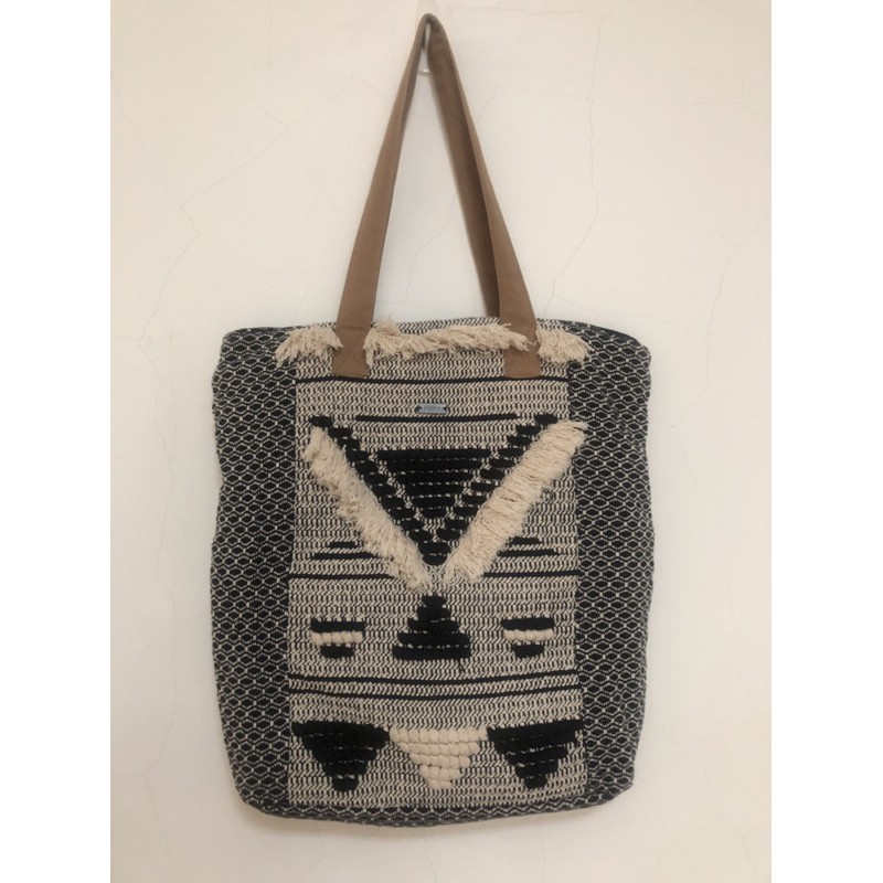 Roxy 波希米亞編織流蘇側背包 蝦皮購物