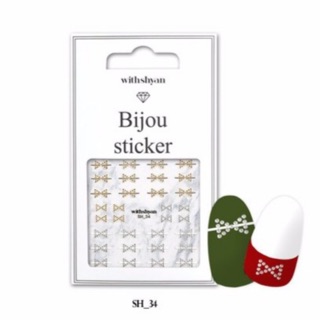 緞帶 蝴蝶 Bijou 皇冠 指甲貼紙 美甲貼紙 指甲油 韓國 批發價 14D 光療 冰 BR 酒 亮眼 轉印 極薄