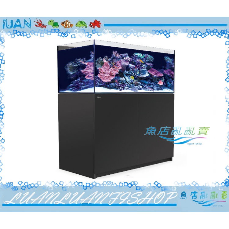 【~魚店亂亂賣~】Red Sea紅海REEFER XL425海水超白玻璃珊瑚礁岩套缸120X57.5X55cm(黑)底濾
