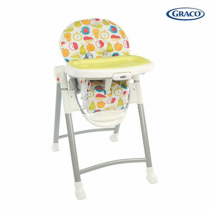 2手Graco 可調式 可拆洗 摺疊 兒童用餐椅 水果王國