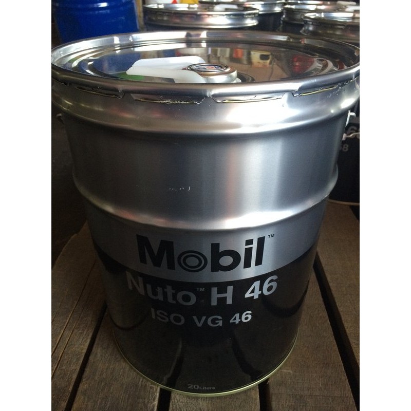 【MOBIL 美孚】NUTO OIL / H 46 、VG-46、高級抗磨耗液壓油、20公升裝【液壓油】日本原裝進口