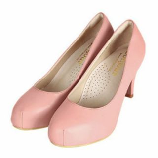 近全新-Bonjour女鞋粉色高跟鞋超好穿靜音高跟鞋全新升級顯瘦8cm輕量版尺寸36