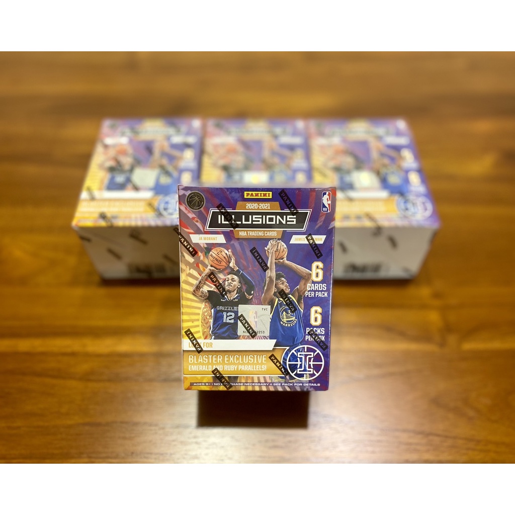 Panini 2020-21 NBA Illusions Blaster Box 球員卡 卡盒