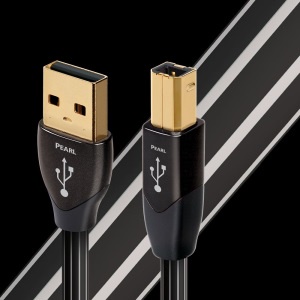 美國 AudioQuest Pearl 珍珠 USB線 電源線 1.5米 A-B 耳機 擴大機 公司貨