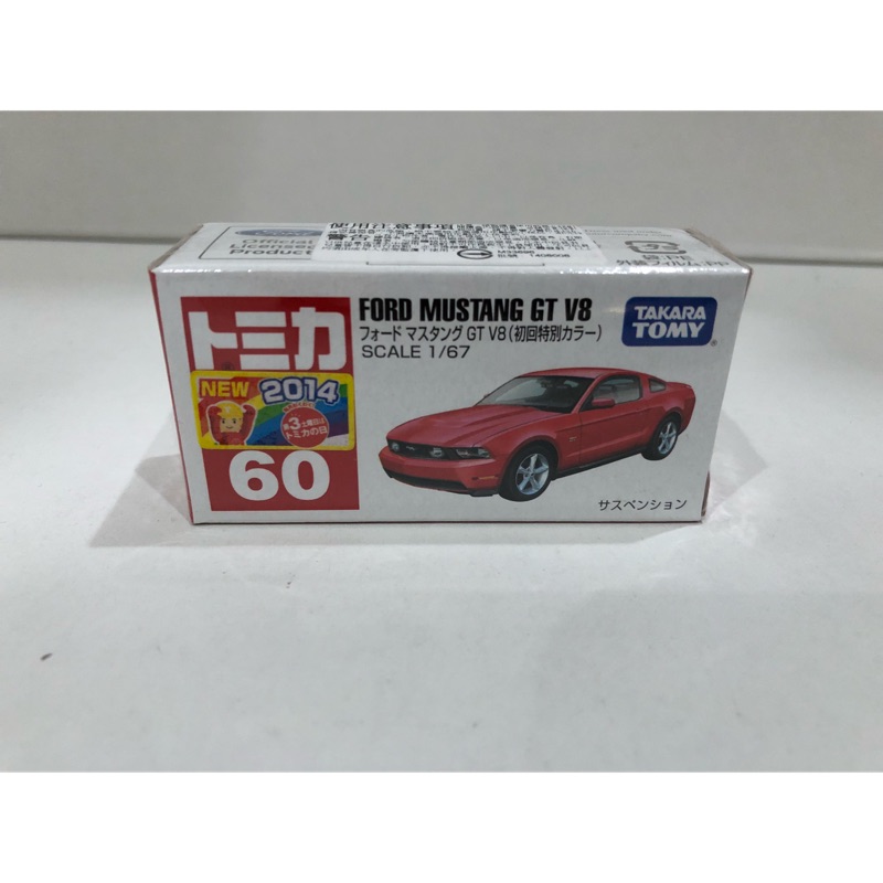 Tomica no.60 福特野馬 FORD MUSTANG GTV8