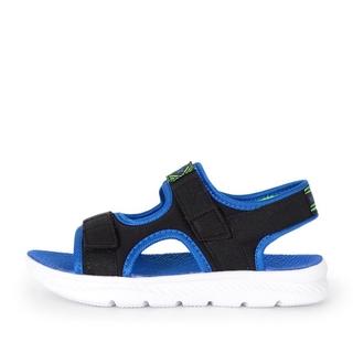 Skechers C-flex Sandal 2.0 中童鞋 運動 拖鞋 涼鞋 透氣 黑 藍 [400042LBBLM]