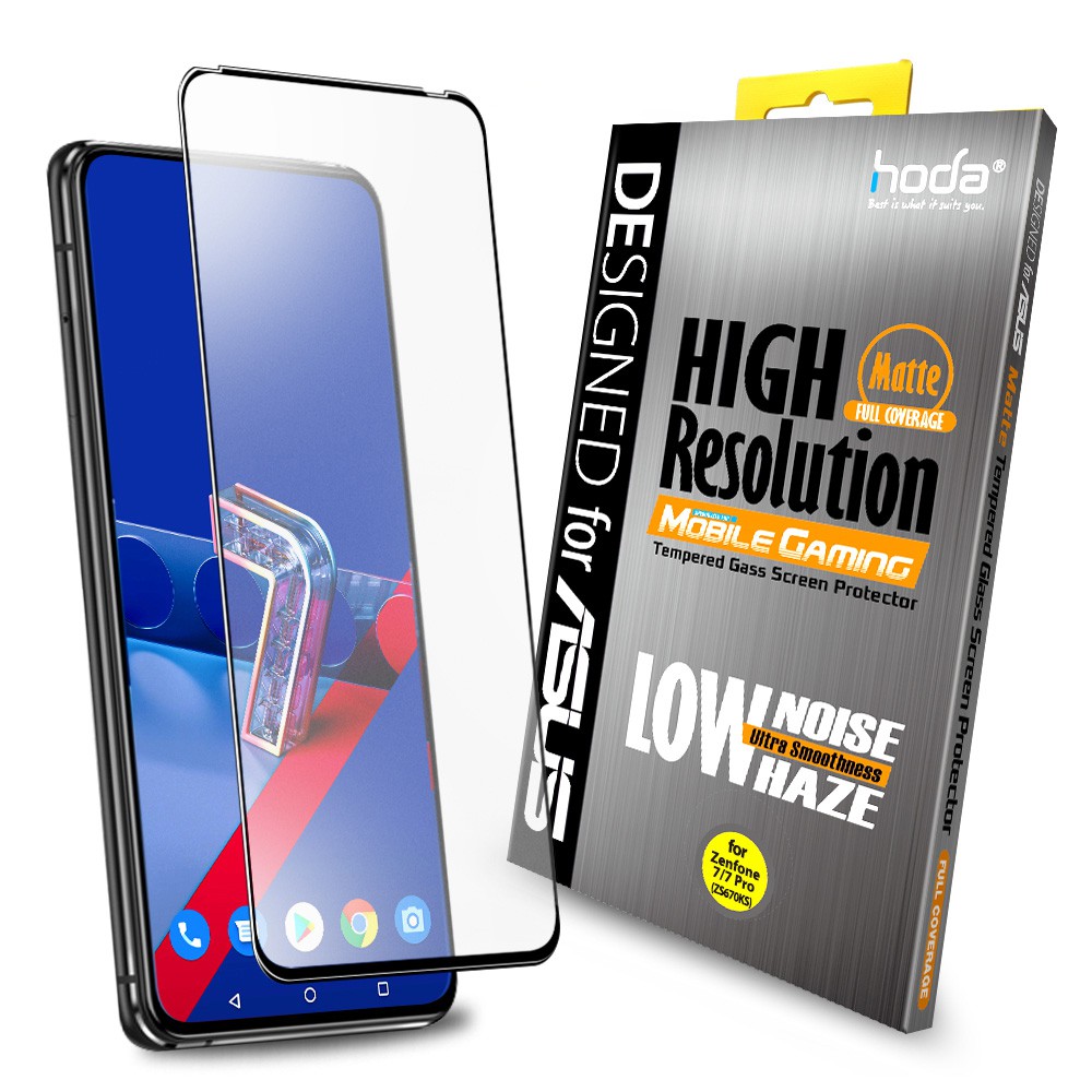 hoda ASUS ZenFone 7/7 Pro (ZS670KS/ZS671KS) 2.5D隱形滿版霧面玻璃 保護貼