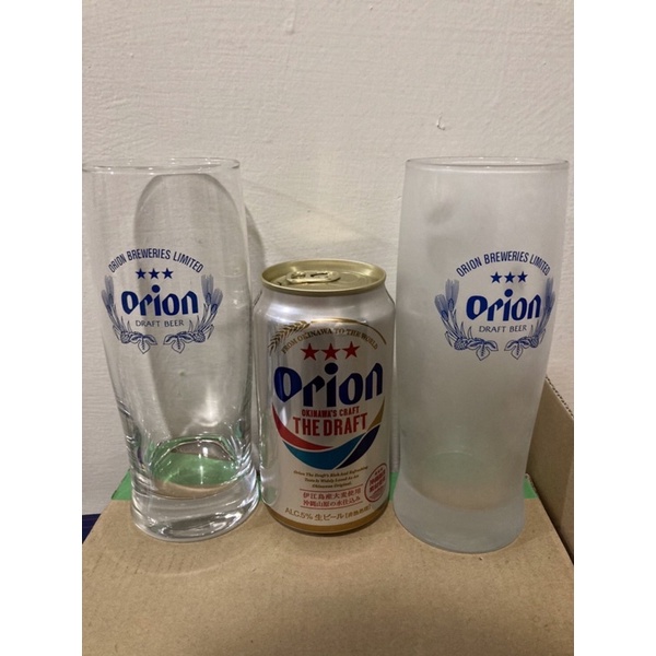 ORION沖繩奧利恩啤酒專用啤酒杯430ML現貨在台二件入