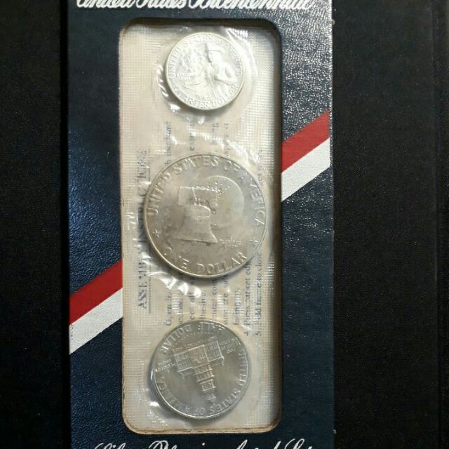 美國200週年紀念幣，全新，美元