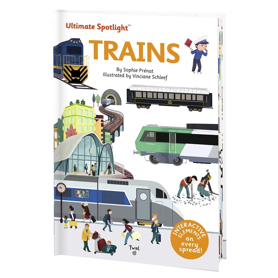 Ultimate Spotlight：Trains 翻頁推拉書（外文書）