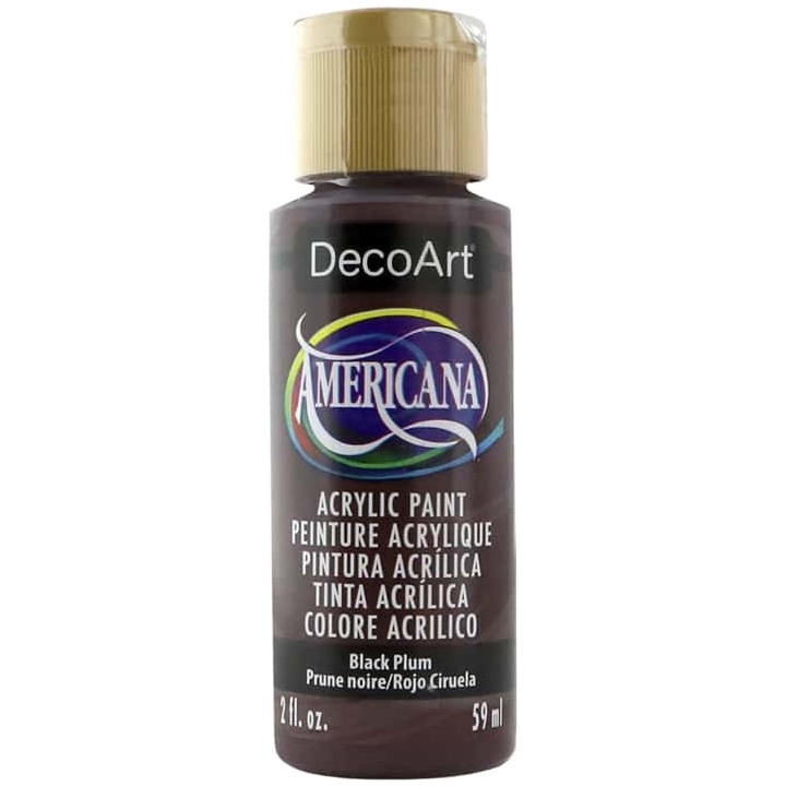 DecoArt 黑梅色 Black Plum 59 ml Americana 壓克力顏料 - DA172 (美國)