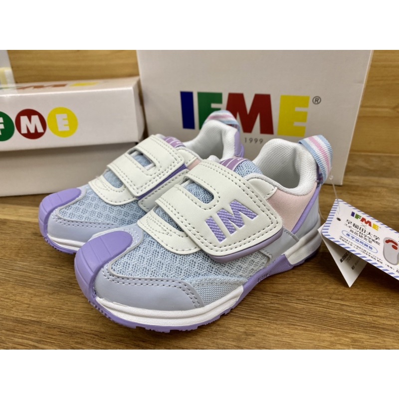 IFME運動機能鞋/中童款231102藍紫色