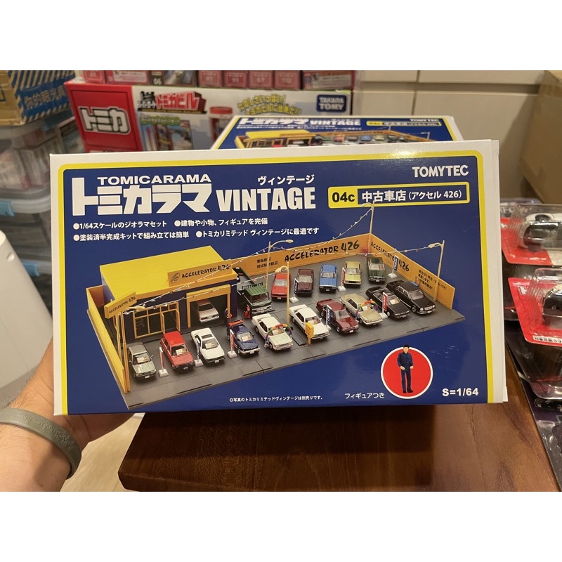 全新Tomytec 04c 中古車店（Tomica、TLV場景）