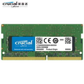Crucial DDR4 SODIMM 筆記本電腦內存 4GB/8GB 2400Mhz/2666Mhz DDR4 Ram