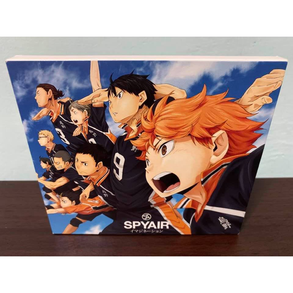 排球少年日版期間限定盤cd 盒套 附錄貼紙spyair イマジネーションop1 日向翔陽影山飛雄及川徹 蝦皮購物
