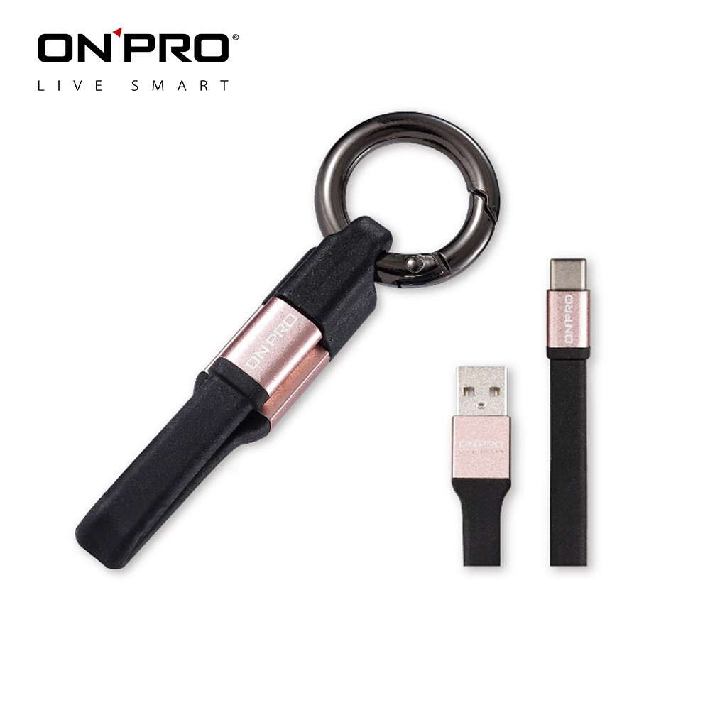 ONPRO UC-TCKR Type-C隨身鑰匙圈急速充電傳輸線 現貨 廠商直送