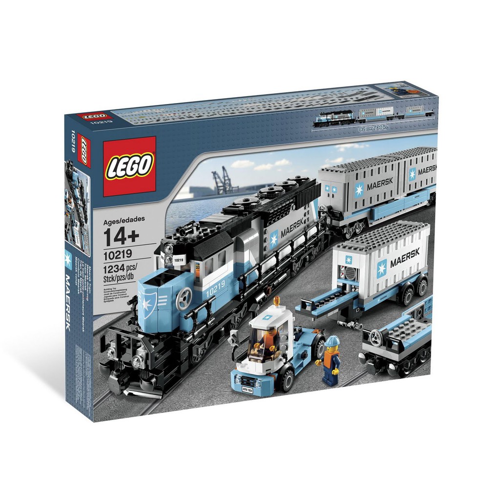[快樂高手附發票] 樂高 LEGO 10219 馬士基火車 絕版