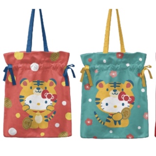 《全新》hello kitty 米奇 托特包 帆布袋 束口袋 包包 手提包 2022 711 福袋包包