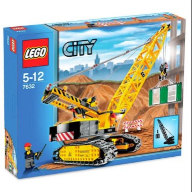 樂高 lego 7632 city 絕版 履帶起重機 全新未開 盒況如圖 現貨 lego7632