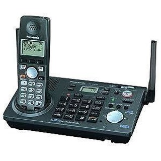 國際牌 Panasonic KX-TG6700 雙外線1子機 雙撥號盤 無線電話,螢幕無字, 9成新