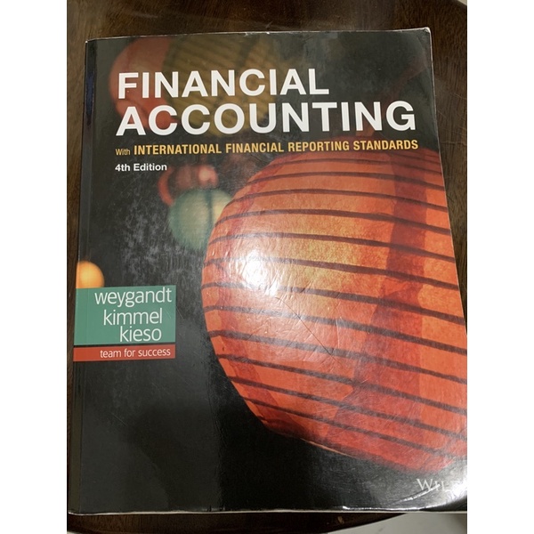 financial accounting 4e 會計學 初會 初級會計 原文書 英文 課本