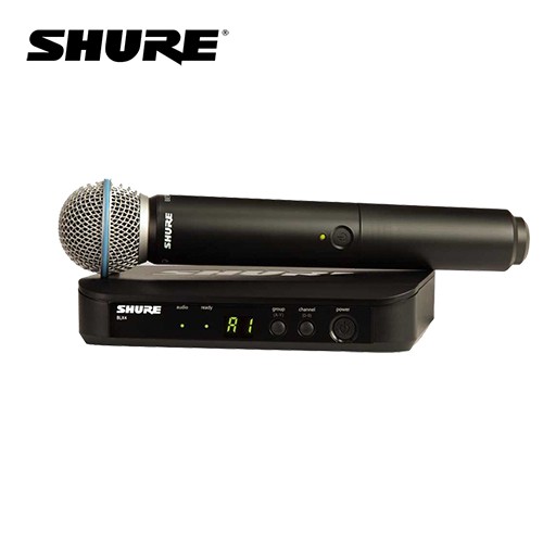 Shure BLX24/BETA58 無線麥克風組 系統搭配 BETA58 麥克風【敦煌樂器】